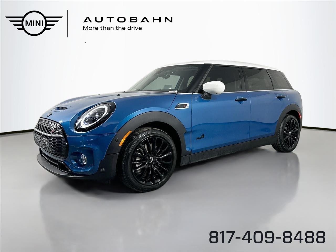 Island Blue Metallic 2023 MINI Cooper Clubman Classic Cooper S ALL4 AWD Wagon All-Wheel Drive Automatic