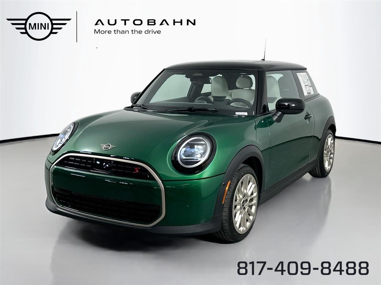 British Racing Green IV Metallic 2025 MINI Cooper Hatchback Front-Wheel Drive 7-Speed Dual Clutch