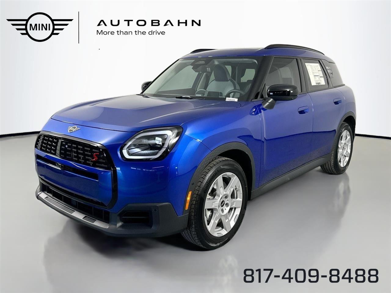 Blazing Blue Metallic 2025 MINI Countryman Cooper S ALL4 SUV / Crossover All-Wheel Drive 7-Speed Dual Clutch