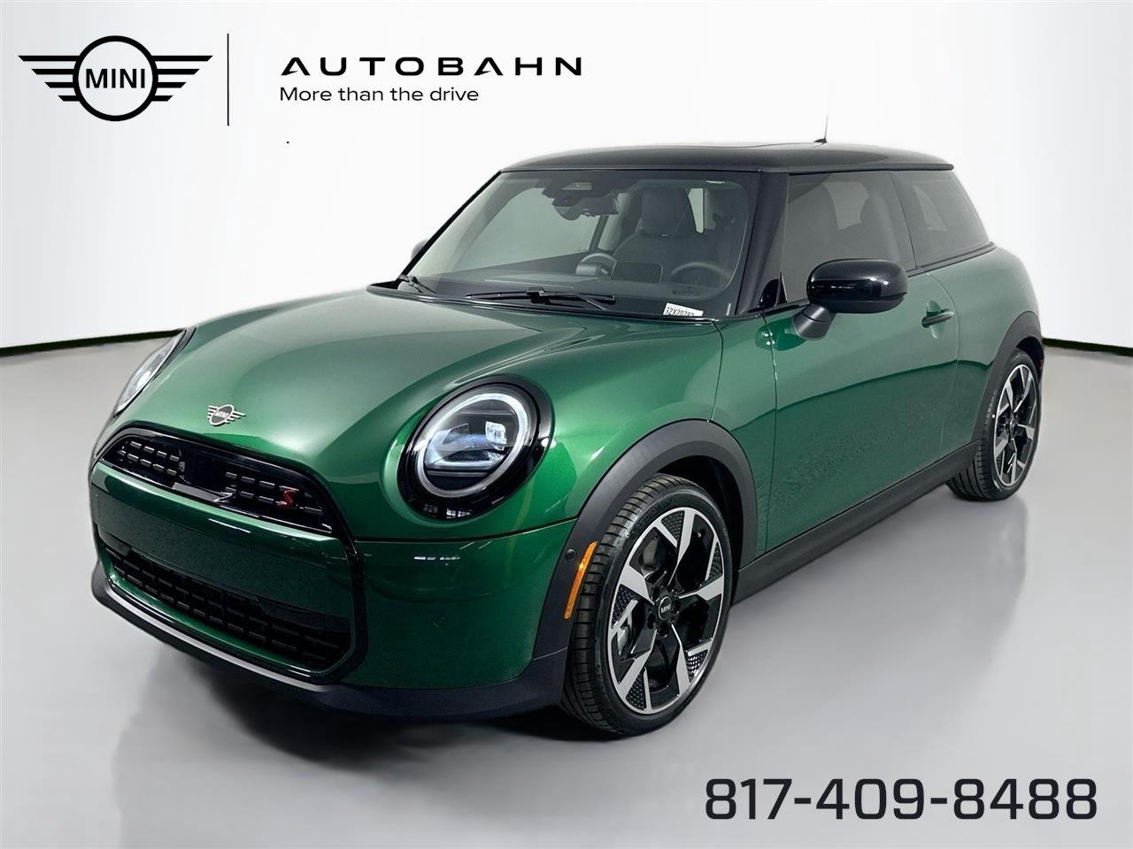 British Racing Green IV Metallic 2025 MINI Cooper Hatchback Front-Wheel Drive 7-Speed Dual Clutch