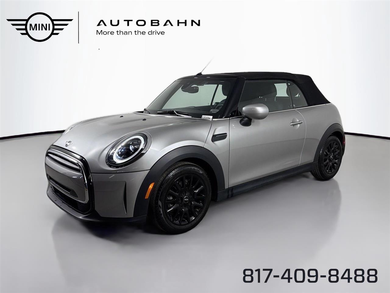 Melting Silver III Metallic 2024 MINI Cooper Convertible Front-Wheel Drive 7-Speed Dual Clutch