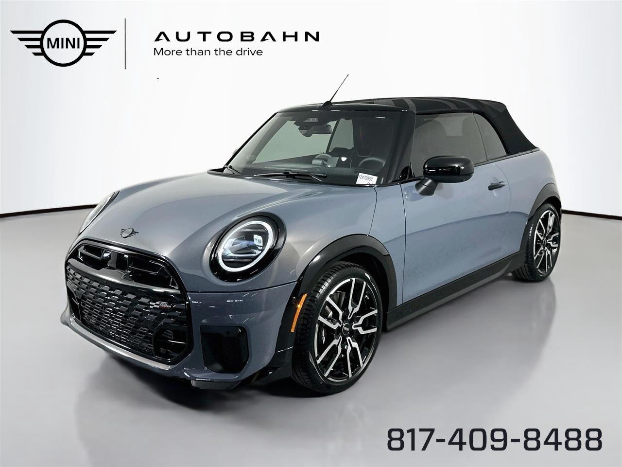 Red (Copper Grey Metallic) 2026 MINI Cooper Convertible Front-Wheel Drive 7-Speed Dual Clutch