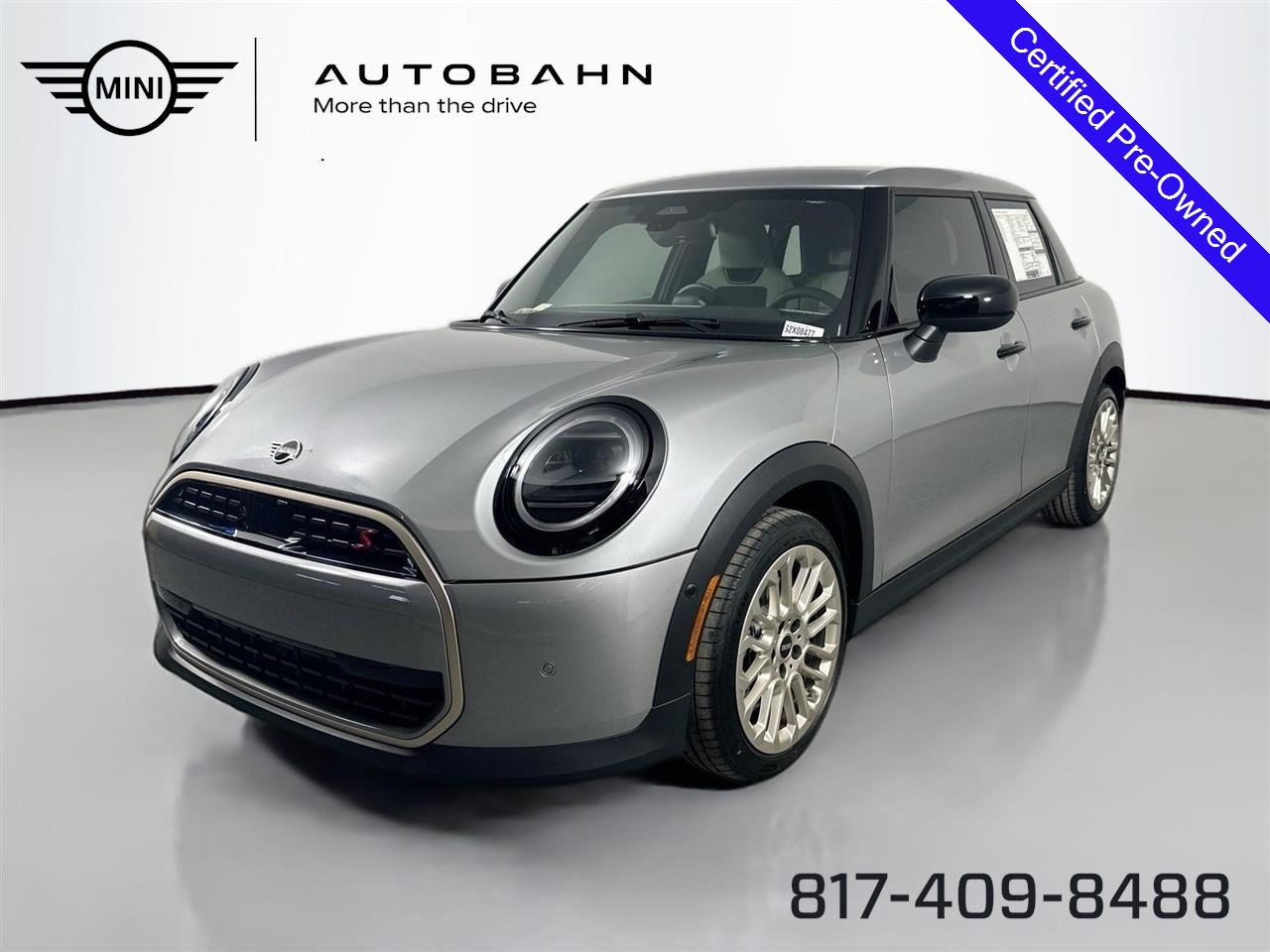 Melting Silver III Metallic 2025 MINI Cooper Hatchback Front-Wheel Drive 7-Speed Dual Clutch