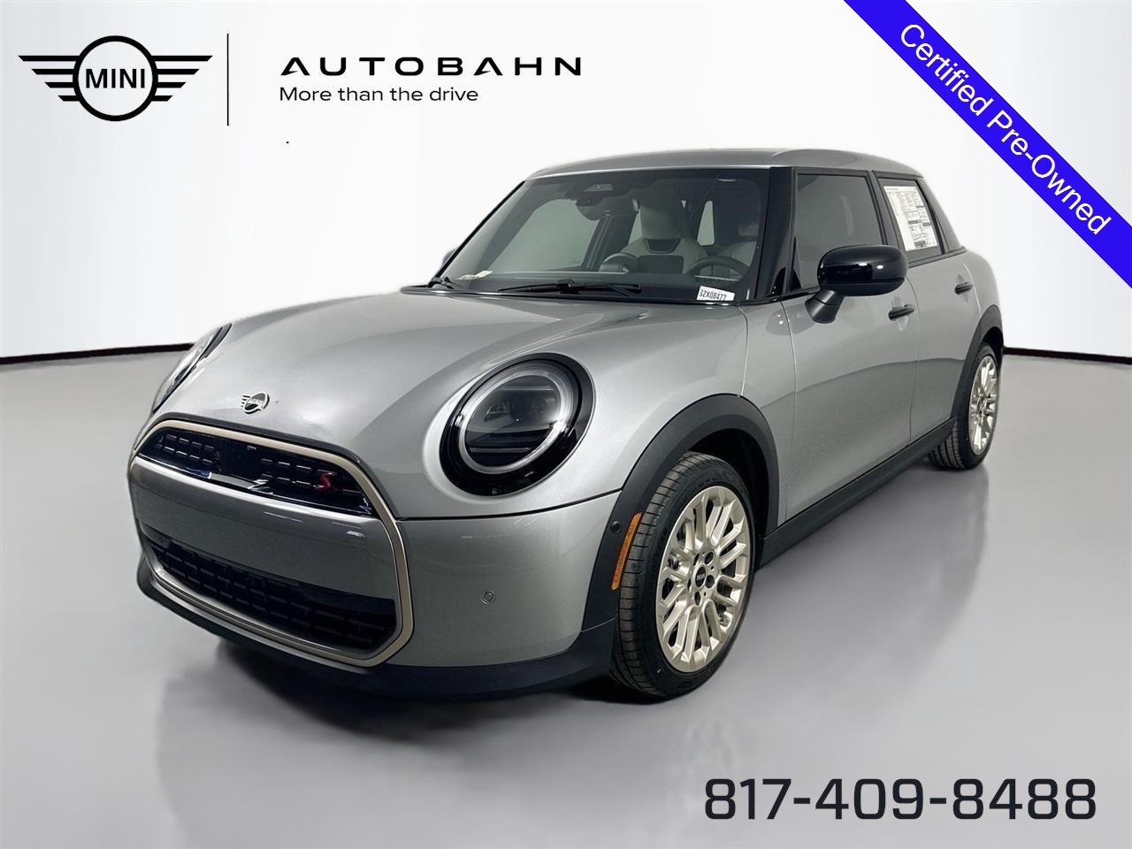 Melting Silver III Metallic 2025 MINI Cooper Hatchback Front-Wheel Drive 7-Speed Dual Clutch