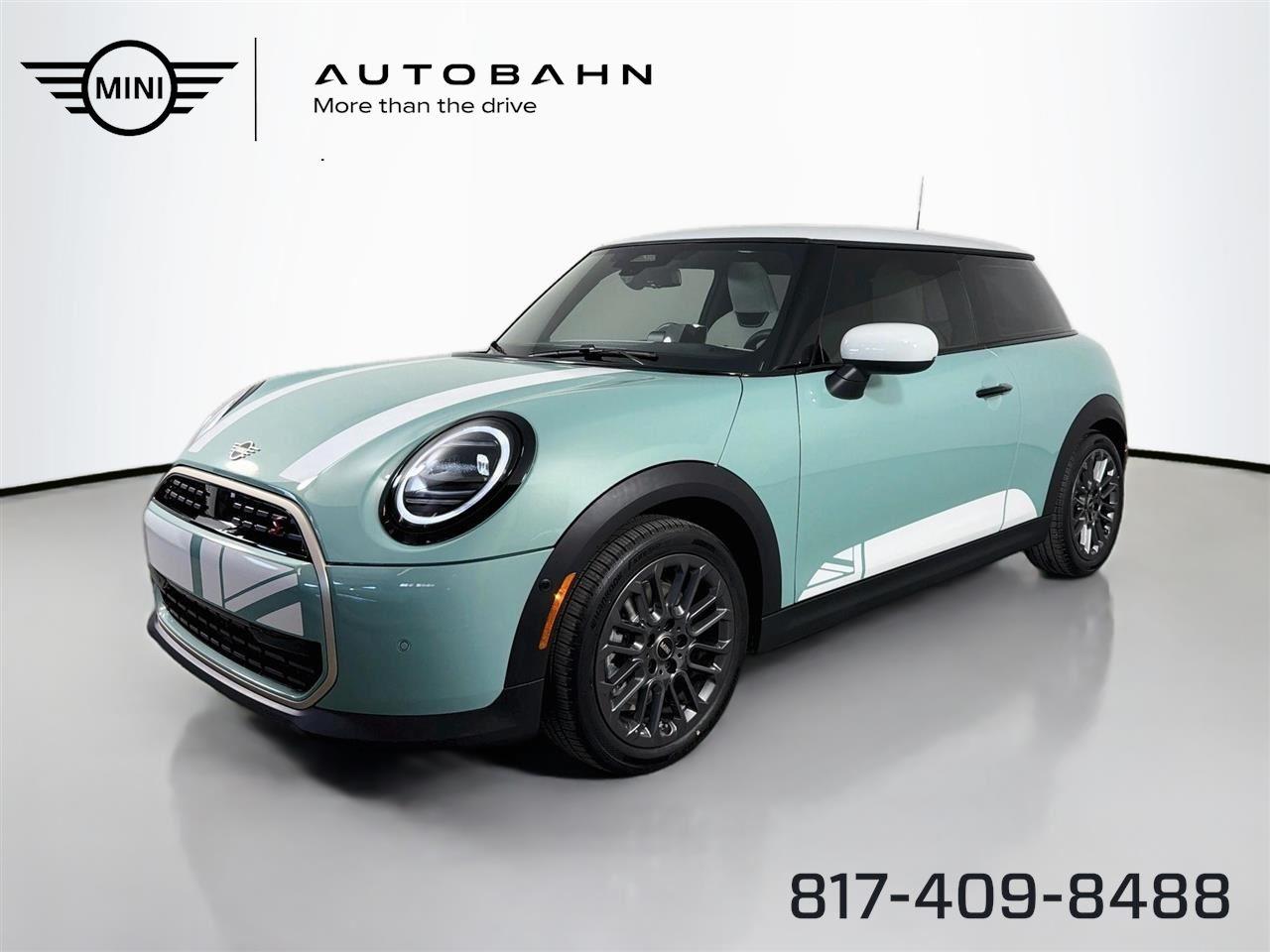 Ocean Wave Green Metallic 2026 MINI Cooper Hatchback Front-Wheel Drive 7-Speed Dual Clutch