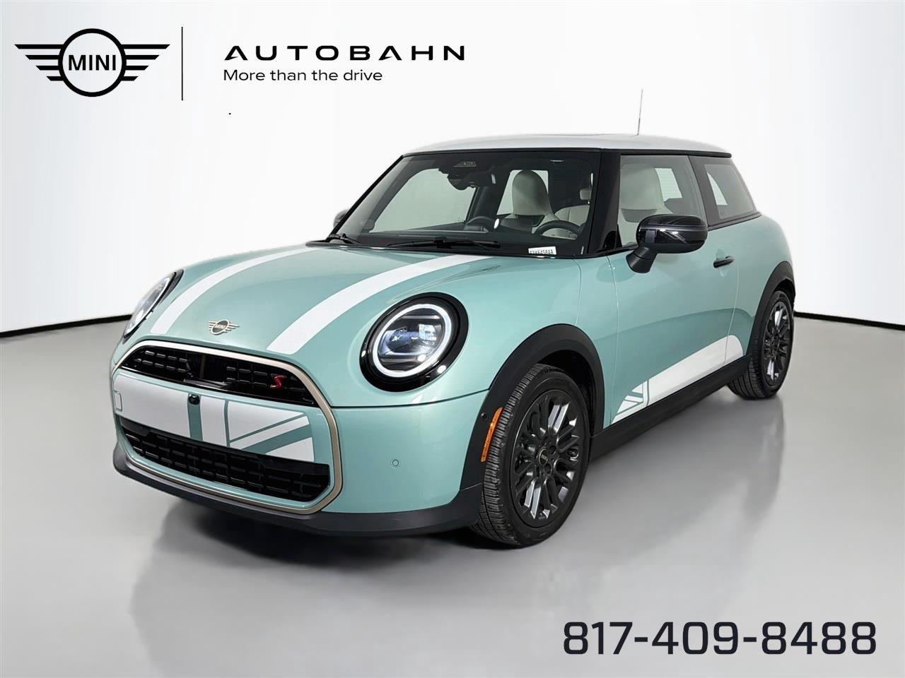Ocean Wave Green Metallic 2026 MINI Cooper Hatchback Front-Wheel Drive 7-Speed Dual Clutch