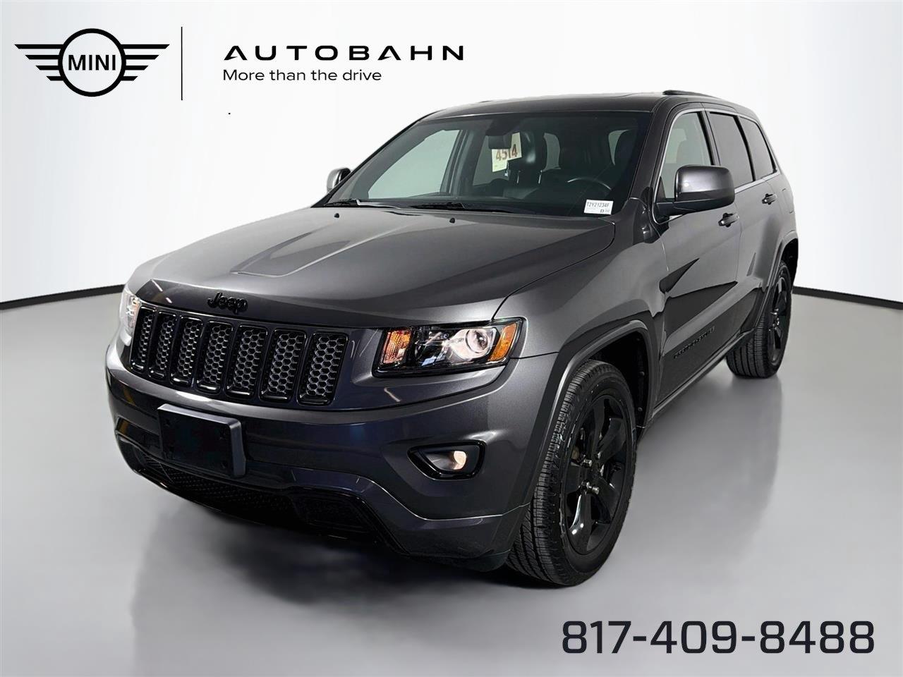 Gray (Granite Crystal Metallic Clearcoat) 2015 Jeep Grand Cherokee SUV / Crossover 4X2 8-Speed Automatic