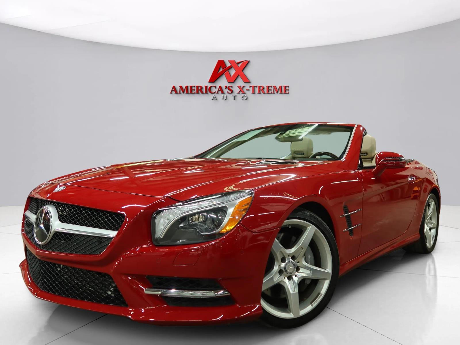 Mars Red 2013 Mercedes-Benz SL-Class Convertible Rear-Wheel Drive Automatic