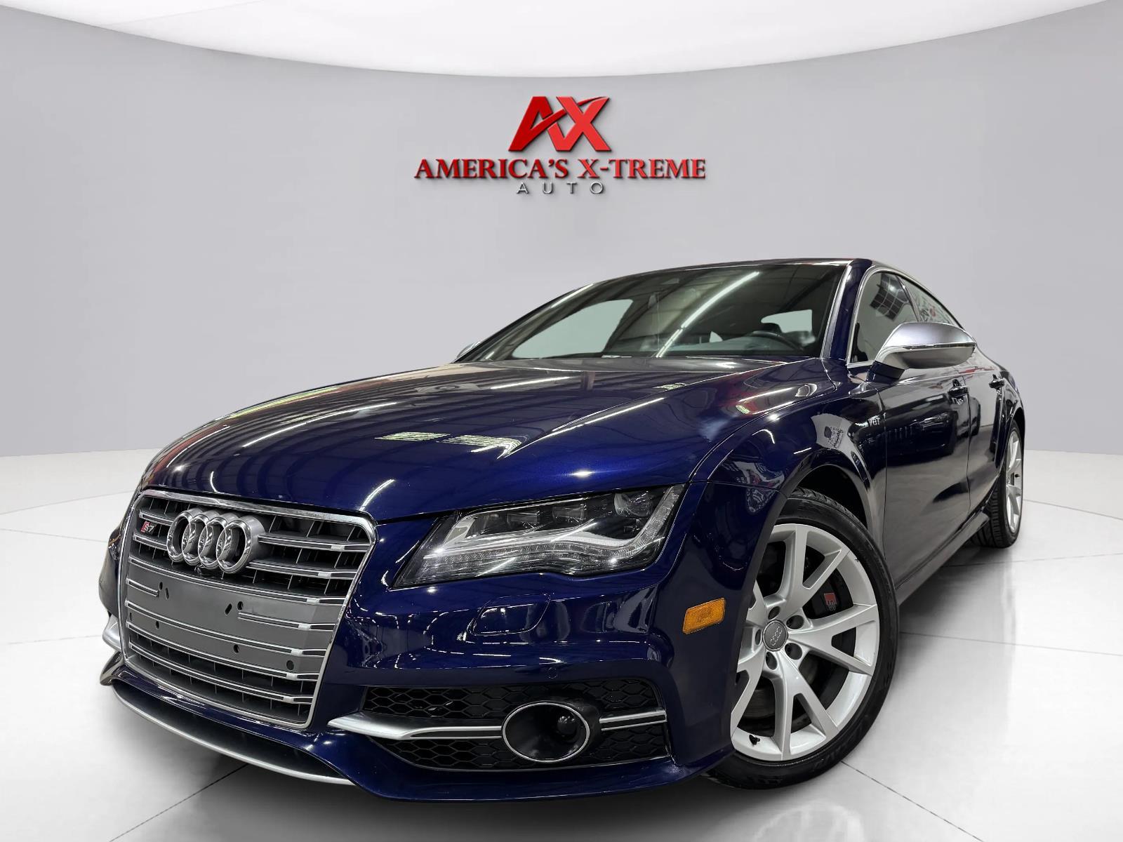 Moonlight Blue Metallic 2013 Audi S7 Sedan All-Wheel Drive Automatic