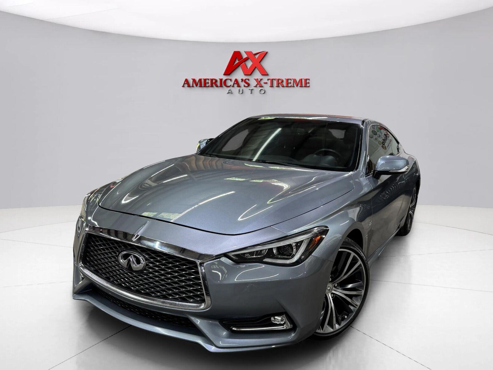 Gray (Graphite Shadow) 2017 INFINITI Q60 Coupe All-Wheel Drive Automatic