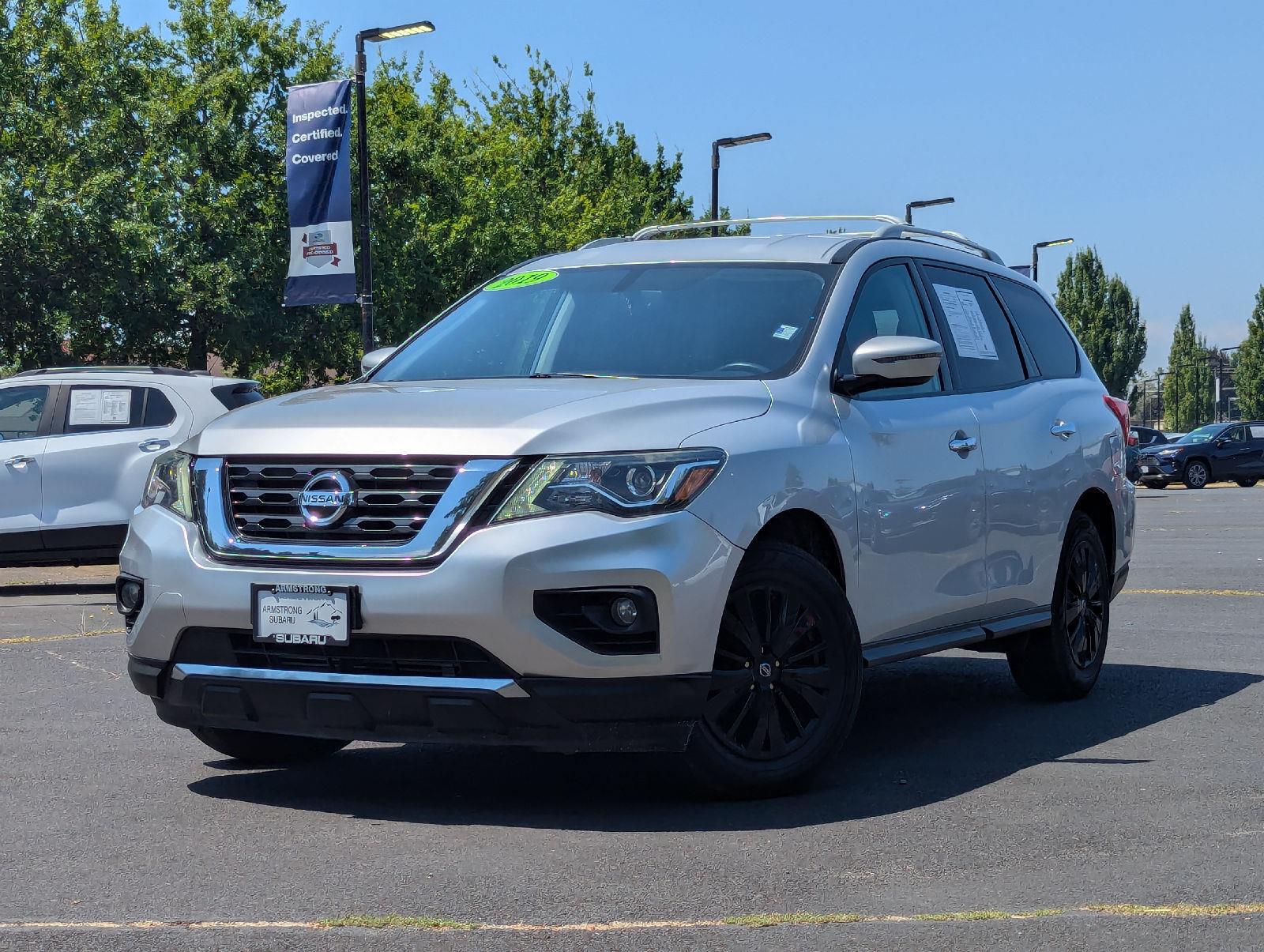 Brilliant Silver Metallic 2019 Nissan Pathfinder SUV / Crossover Front-Wheel Drive Continuously Variable Transmission