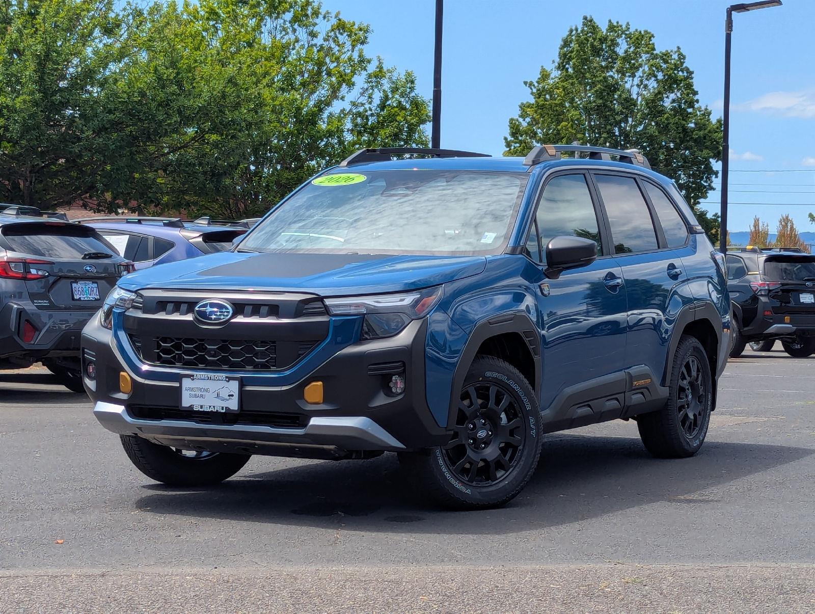 Geyser Blue 2026 Subaru Forester SUV / Crossover All-Wheel Drive Continuously Variable Transmission