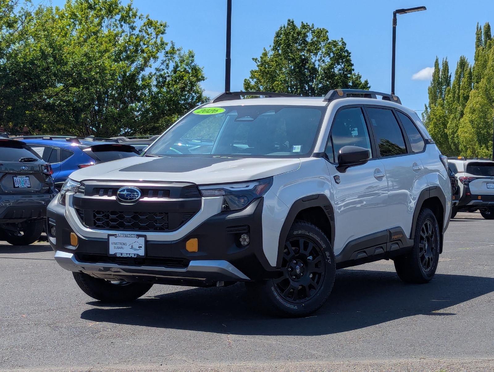 Crystal White Pearl 2026 Subaru Forester SUV / Crossover All-Wheel Drive Continuously Variable Transmission