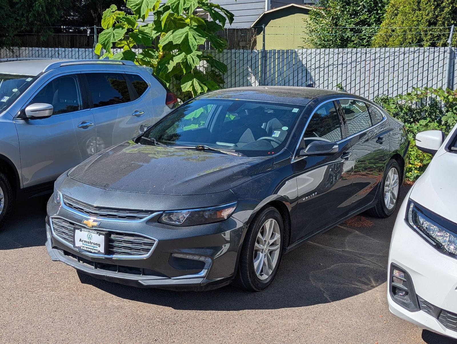Nightfall Gray Metallic 2016 Chevrolet Malibu Sedan Front-Wheel Drive 6-Speed Automatic