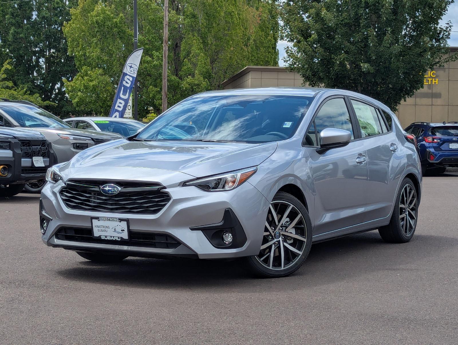 Ice Silver Metallic 2026 Subaru Impreza Wagon All-Wheel Drive Continuously Variable Transmission