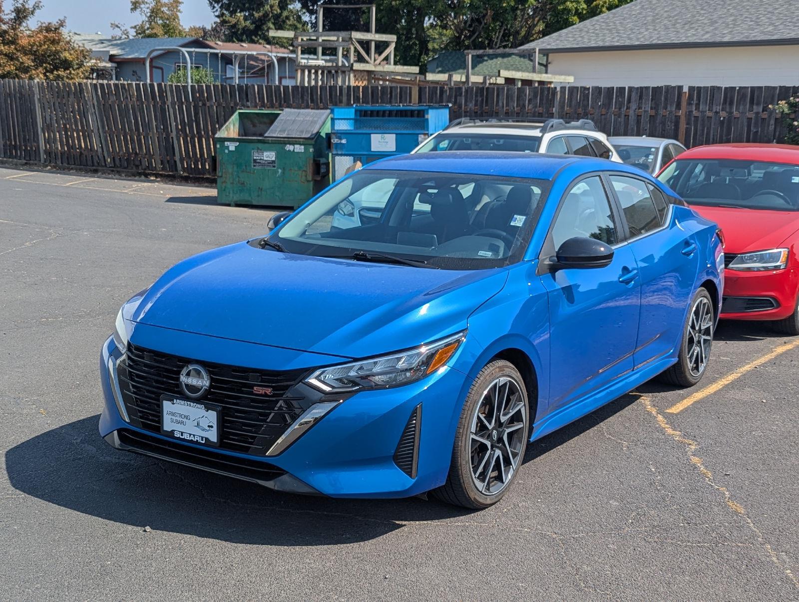Electric Blue Metallic 2025 Nissan Sentra Sedan Front-Wheel Drive Continuously Variable Transmission