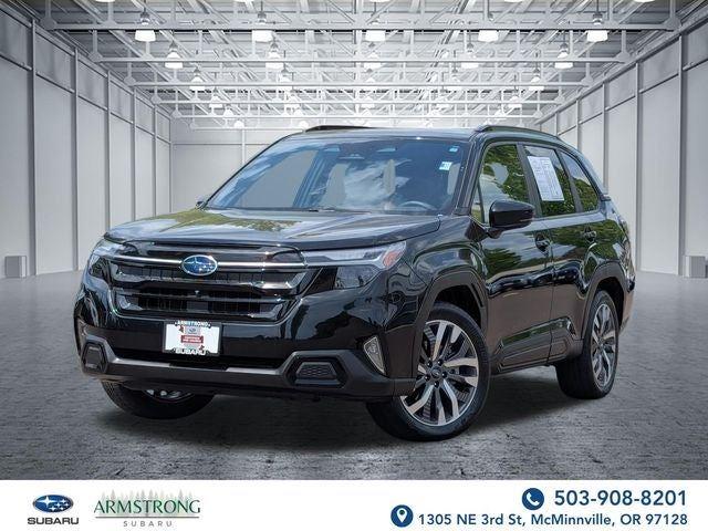Crystal Black Silica 2025 Subaru Forester SUV / Crossover All-Wheel Drive Continuously Variable Transmission