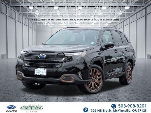 Crystal Black Silica 2026 Subaru Forester SUV / Crossover All-Wheel Drive Continuously Variable Transmission