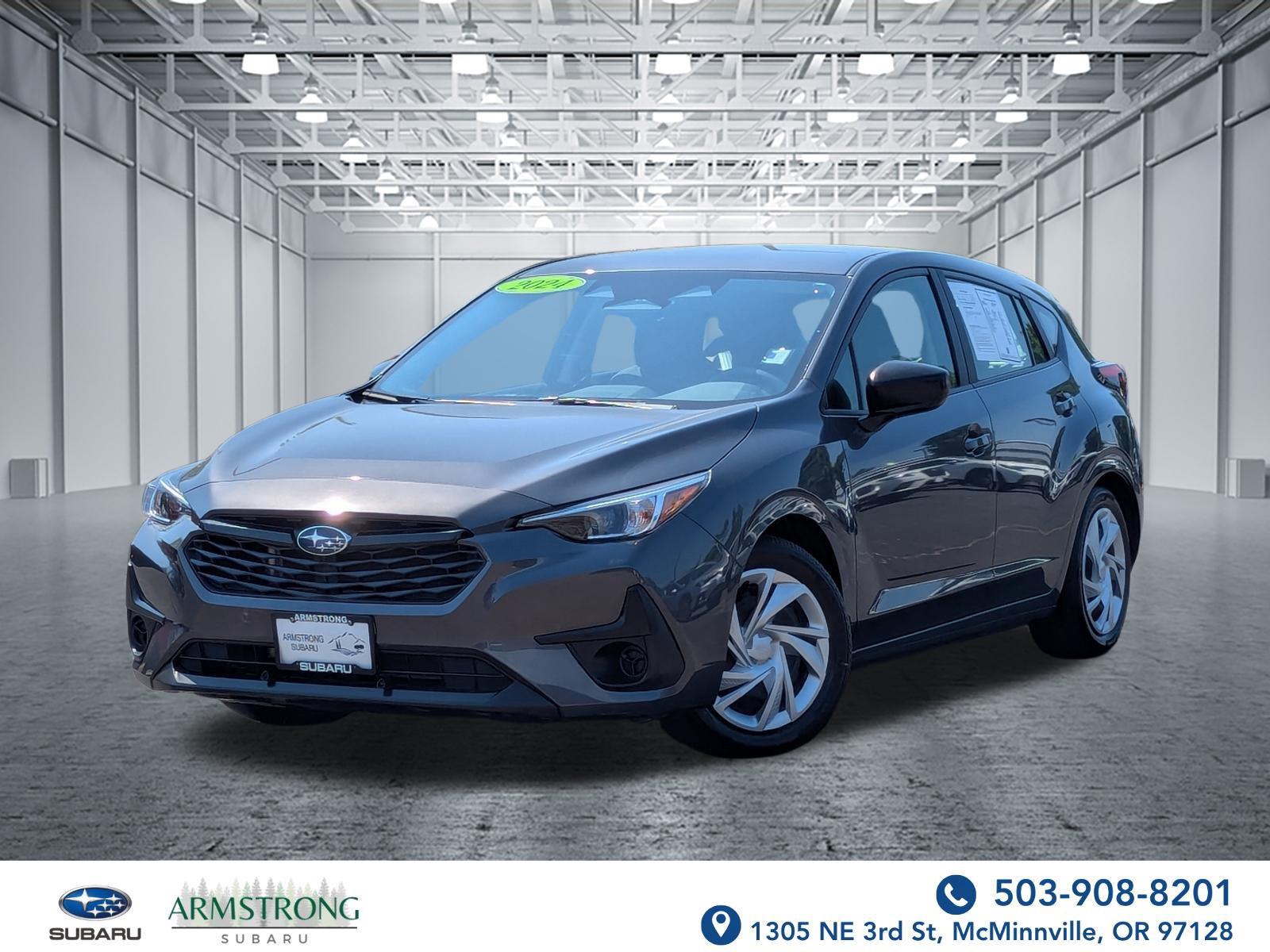 Magnetite Gray Metallic 2024 Subaru Impreza Sedan All-Wheel Drive Continuously Variable Transmission