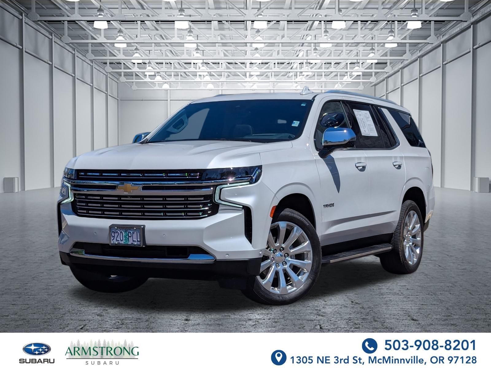 Summit White 2023 Chevrolet Tahoe SUV / Crossover Four-Wheel Drive Automatic