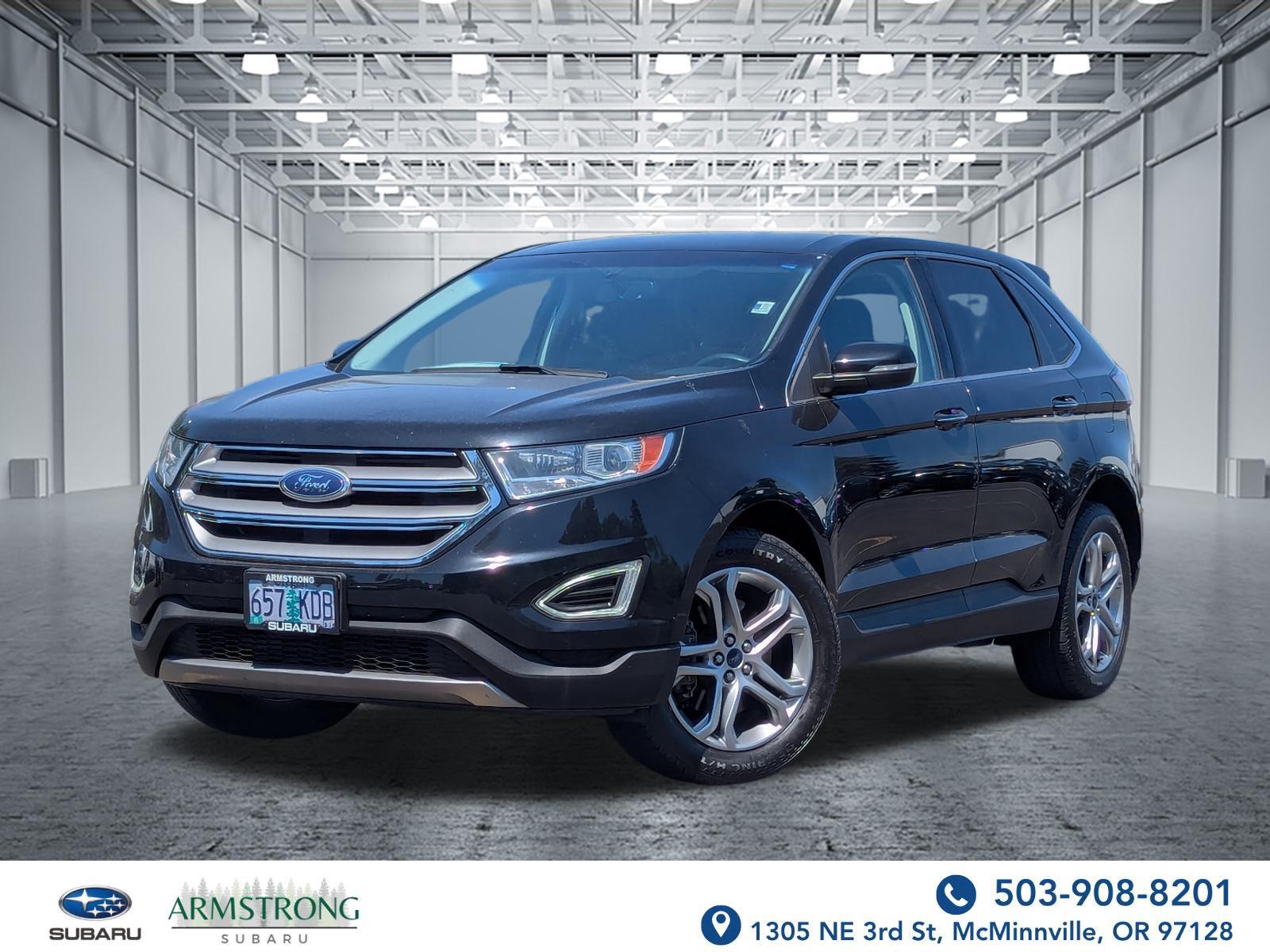 Shadow Black 2016 Ford Edge SUV / Crossover All-Wheel Drive 6-Speed Automatic