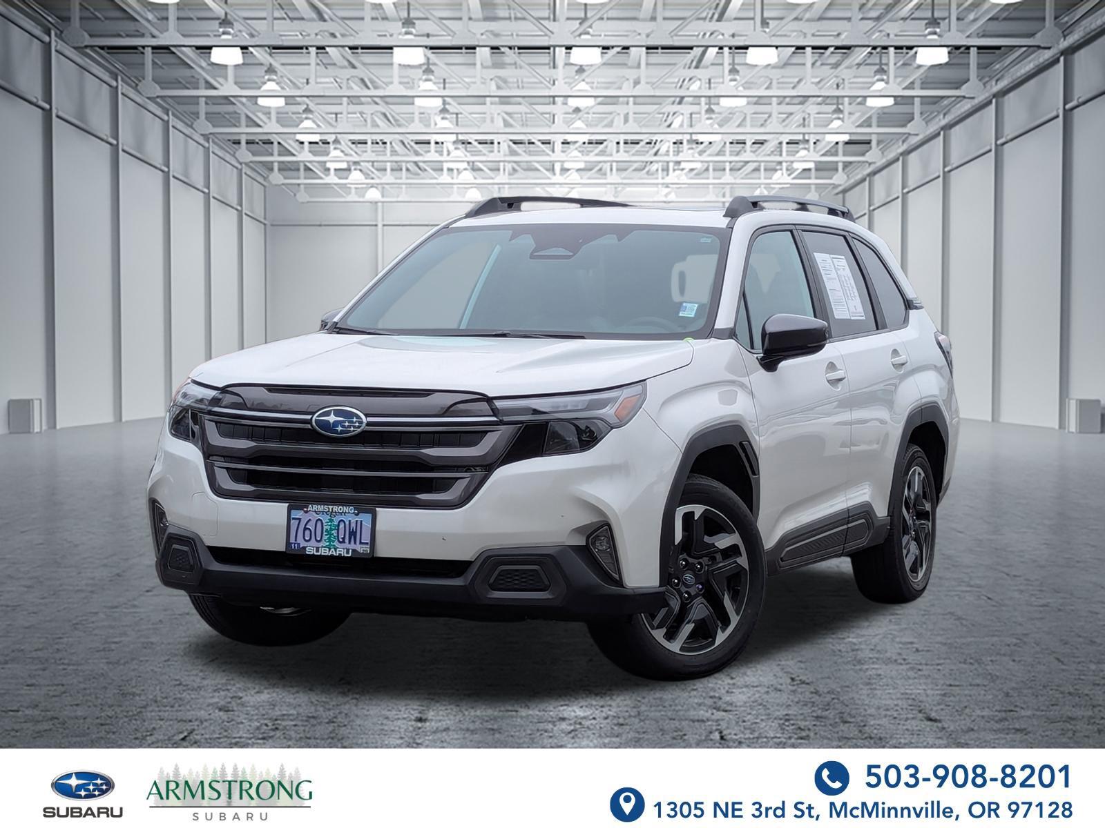 CRYSTAL WHITE PEARL 2026 Subaru Forester SUV / Crossover All-Wheel Drive Continuously Variable Transmission