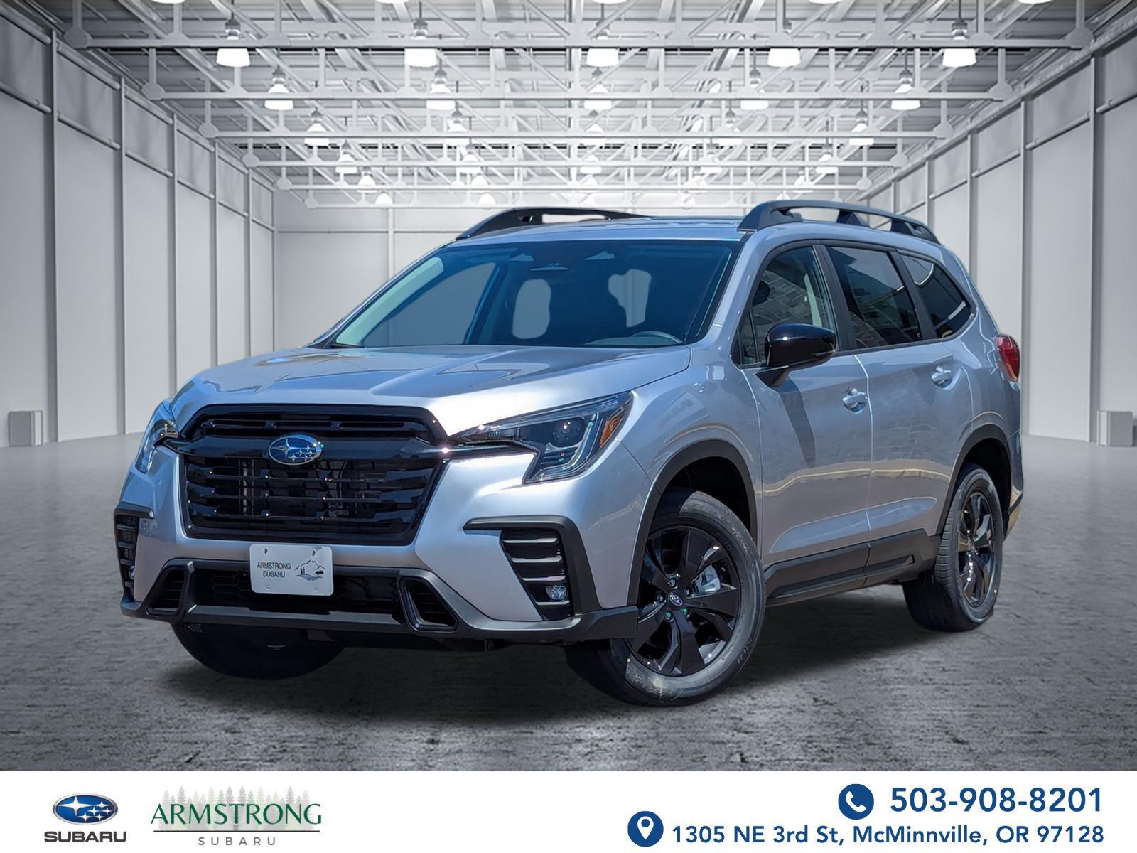 Ice Silver Metallic 2026 Subaru Ascent SUV / Crossover All-Wheel Drive Continuously Variable Transmission