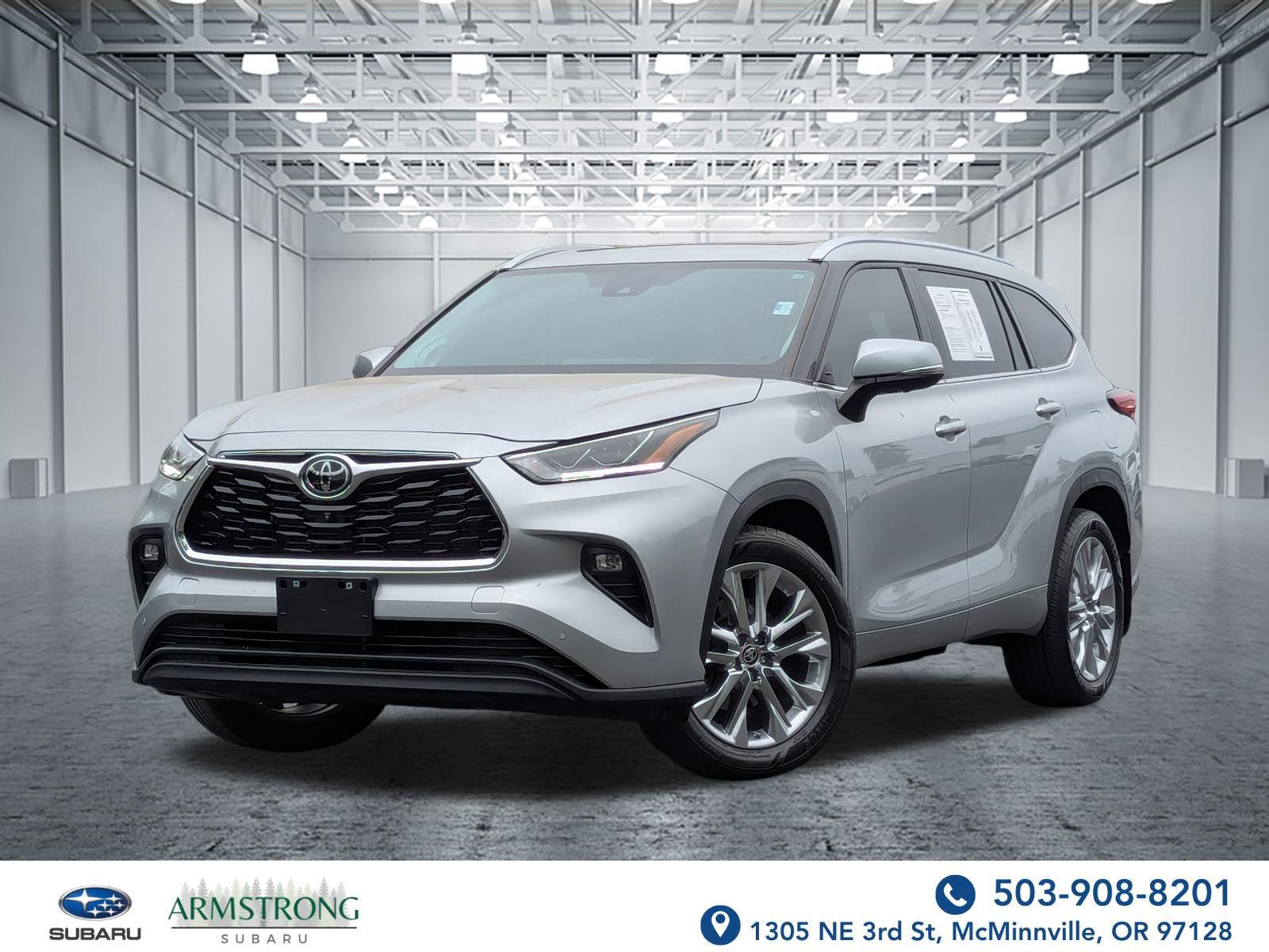 Celestial Silver Metallic 2023 Toyota Highlander SUV / Crossover All-Wheel Drive 8-Speed Automatic