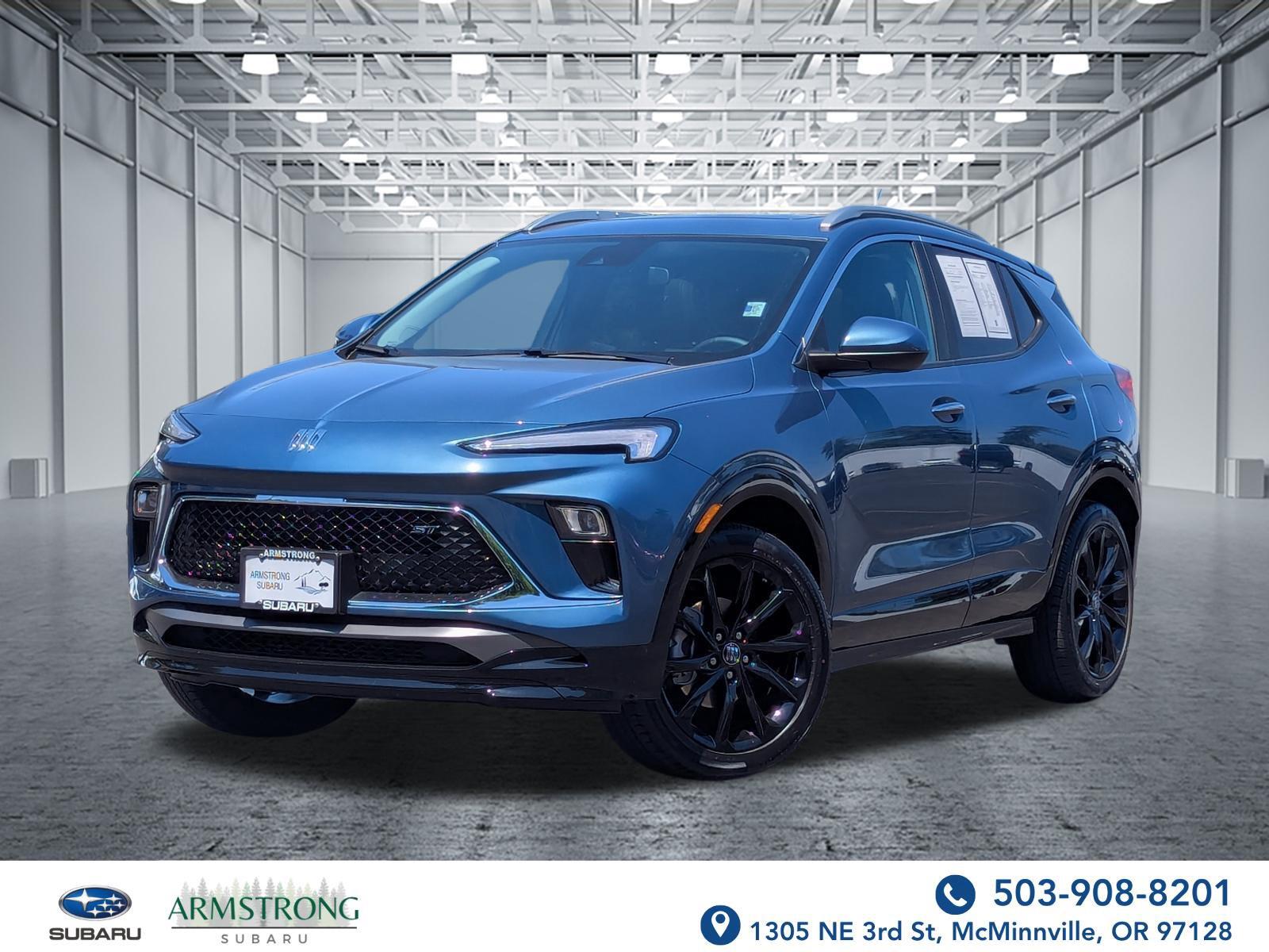 Ocean Blue Metallic 2024 Buick Encore GX SUV / Crossover All-Wheel Drive 9-Speed Automatic
