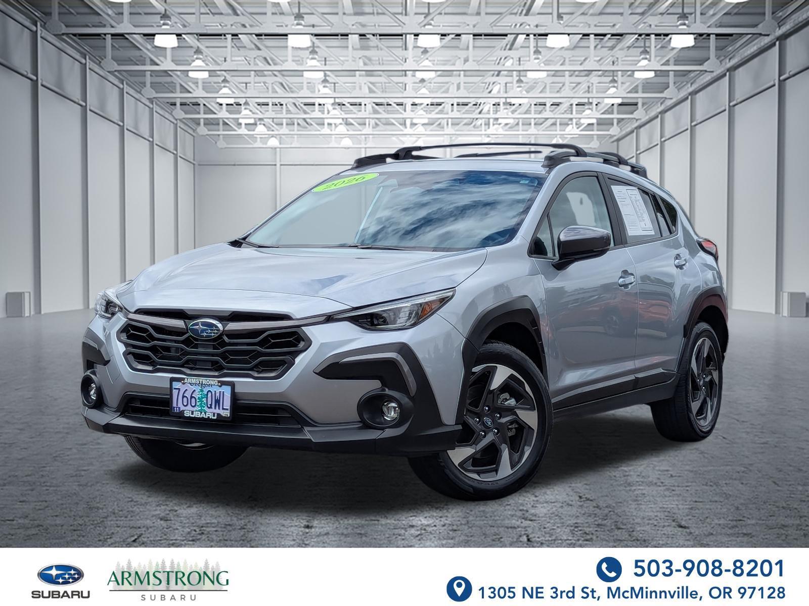 Ice Silver Metallic 2026 Subaru Crosstrek SUV / Crossover All-Wheel Drive Continuously Variable Transmission