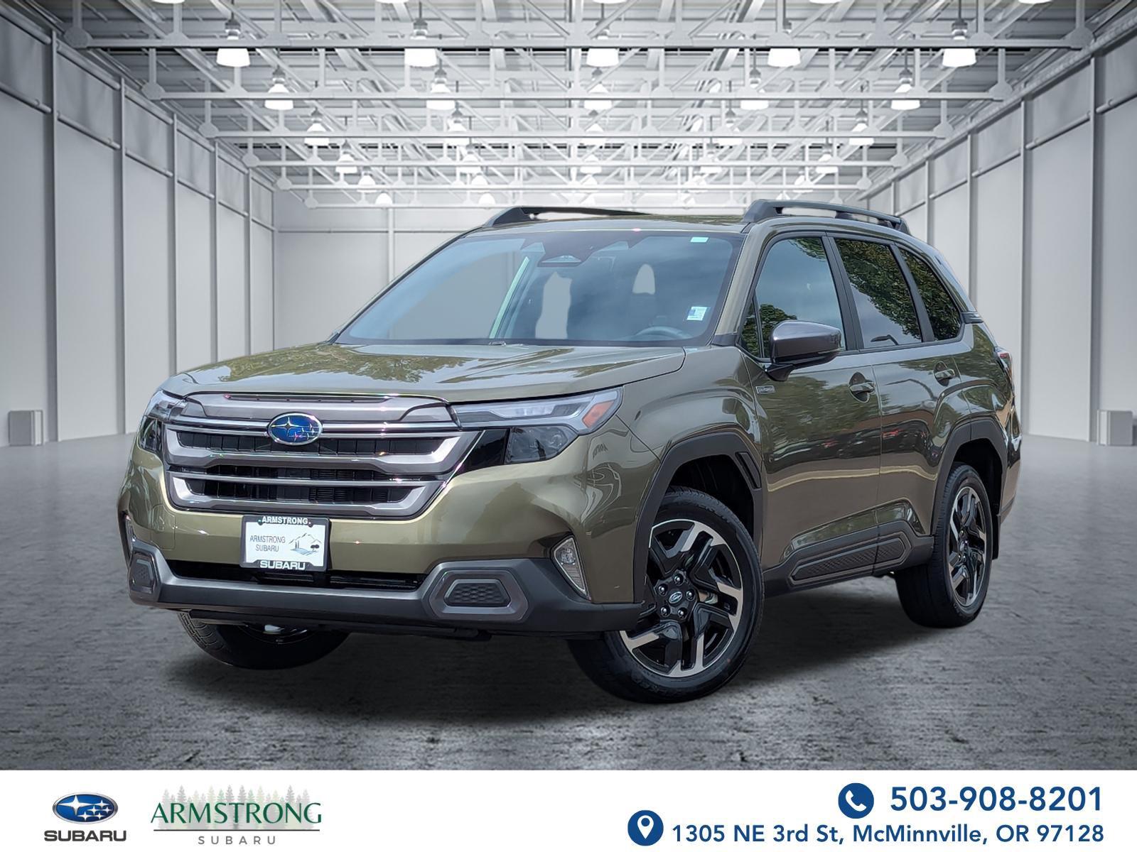 Autumn Green Metallic 2026 Subaru Forester Hybrid SUV / Crossover All-Wheel Drive Continuously Variable Transmission