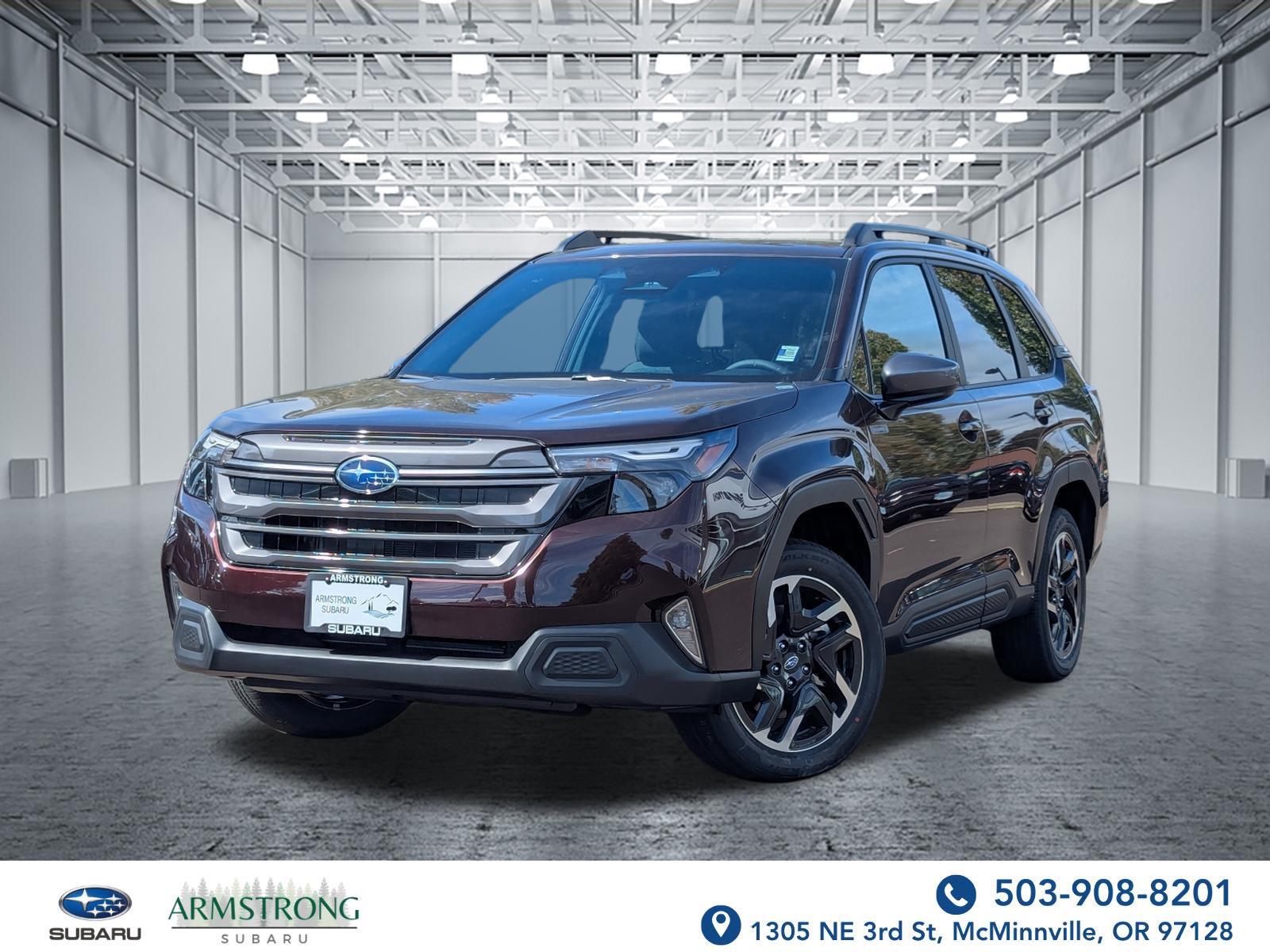 Dark Mahogany Pearl 2026 Subaru Forester Hybrid SUV / Crossover All-Wheel Drive Continuously Variable Transmission