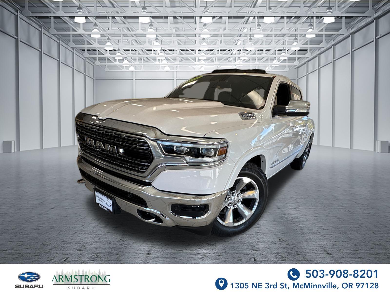 Bright White 2020 RAM 1500 Pickup Truck Four-Wheel Drive 8-Speed Automatic