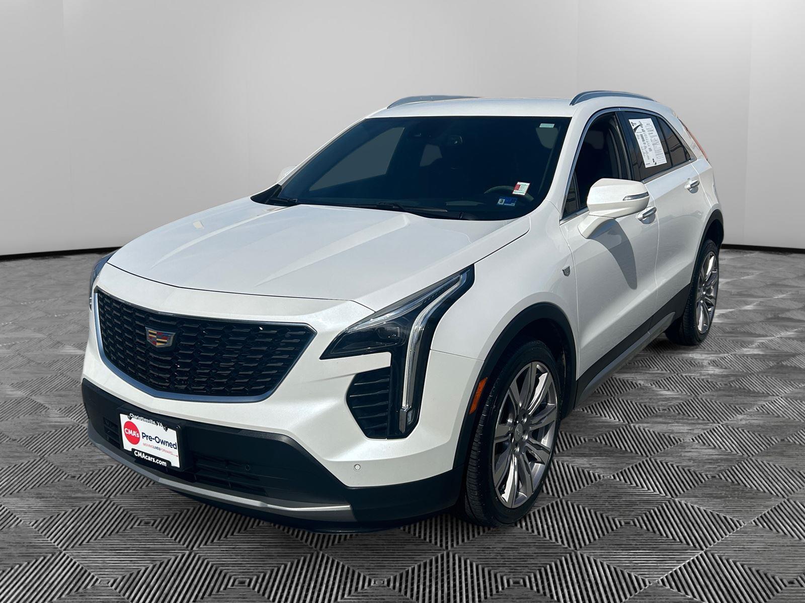Crystal White Tricoat 2021 Cadillac XT4 Premium Luxury AWD SUV / Crossover Four-Wheel Drive 9-Speed Automatic