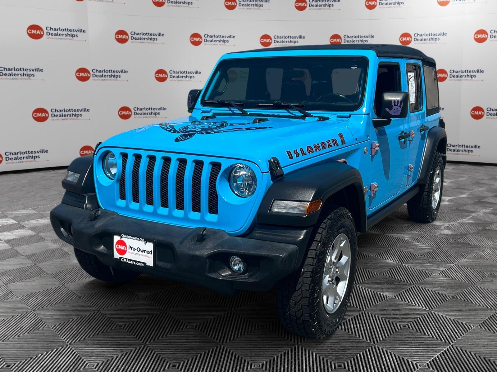 Chief Clearcoat 2021 Jeep Wrangler Unlimited Islander 4WD SUV / Crossover Four-Wheel Drive 6-Speed Manual