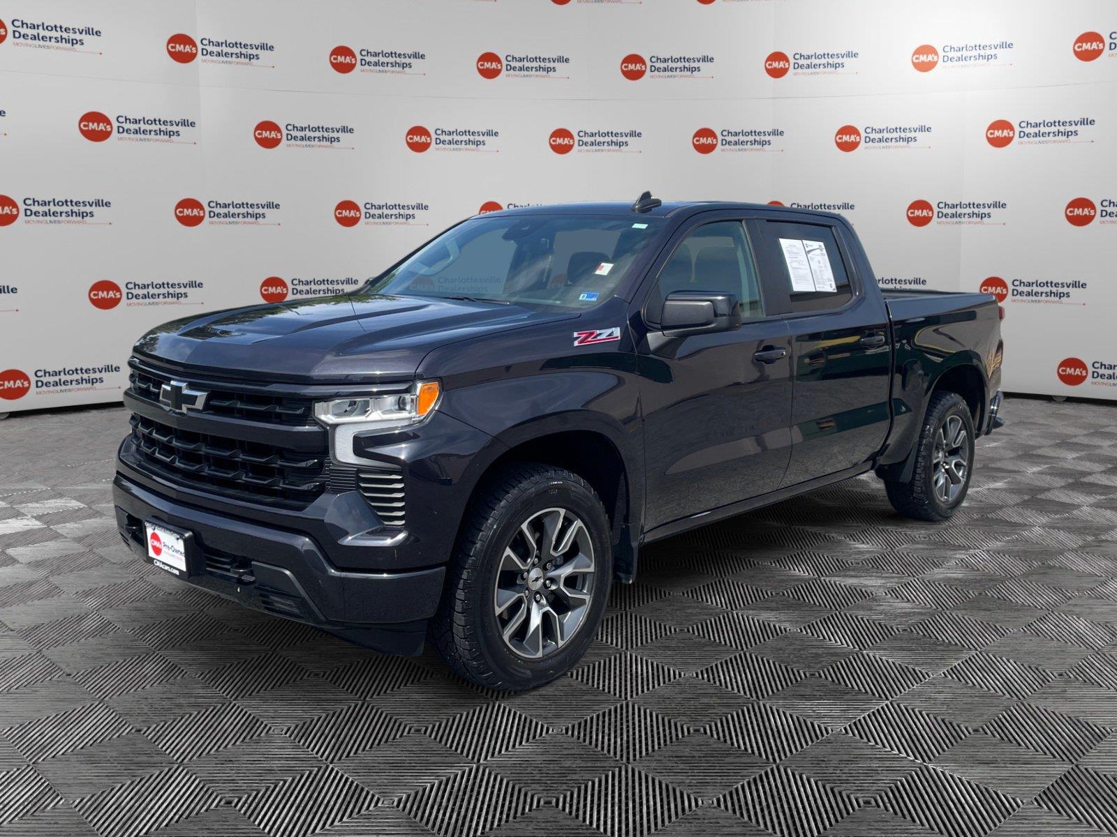 Dark Ash Metallic 2022 Chevrolet Silverado 1500 Pickup Truck Four-Wheel Drive Automatic