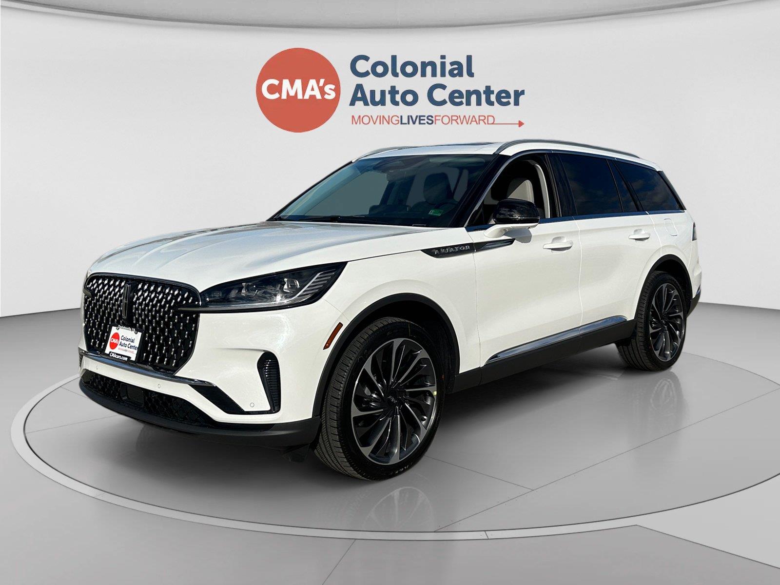 Pristine White Metallic Tri-Coat 2026 Lincoln Aviator SUV / Crossover All-Wheel Drive Automatic
