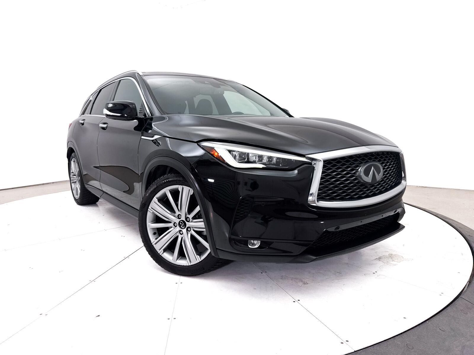 Black Obsidian 2020 INFINITI QX50 SUV / Crossover All-Wheel Drive Continuously Variable Transmission