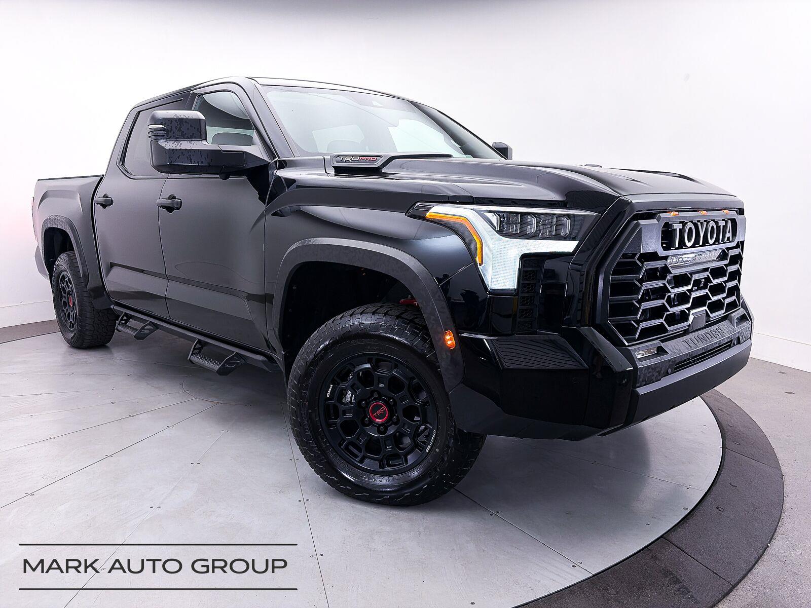 Midnight Black Metallic 2024 Toyota Tundra Hybrid Pickup Truck Four-Wheel Drive Automatic