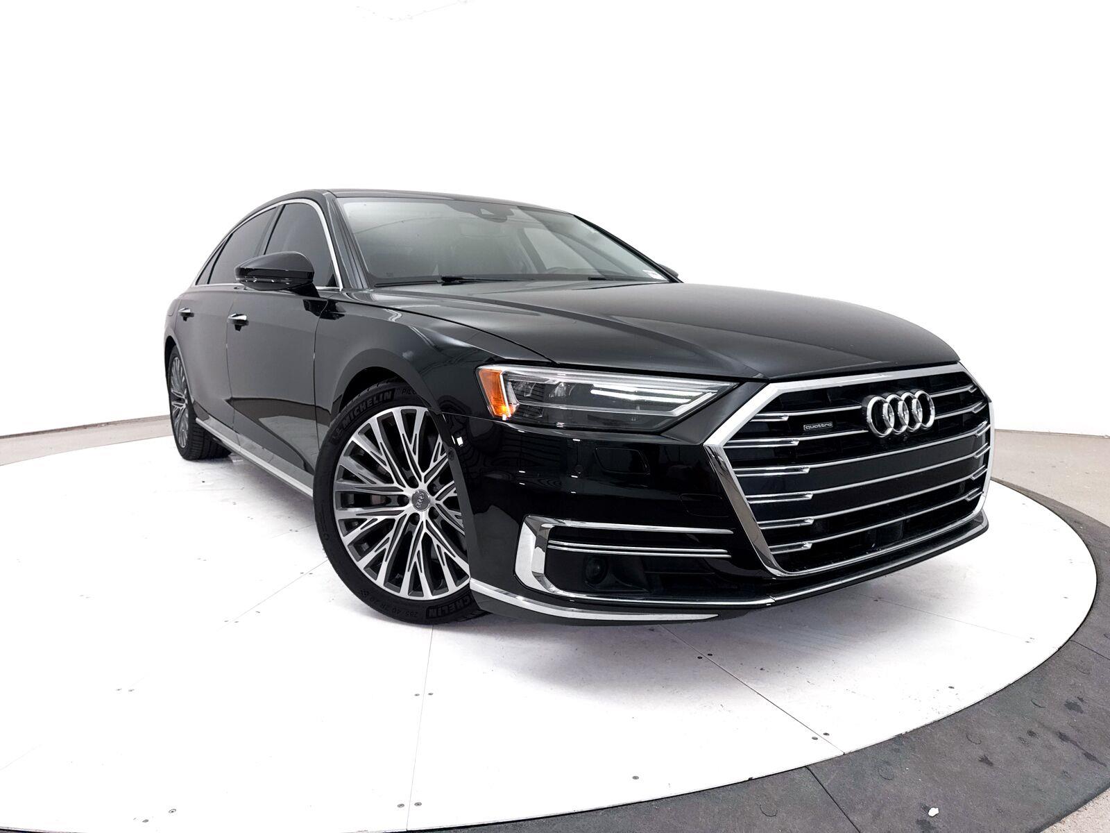 Mythos Black Metallic 2019 Audi A8 Sedan All-Wheel Drive Automatic