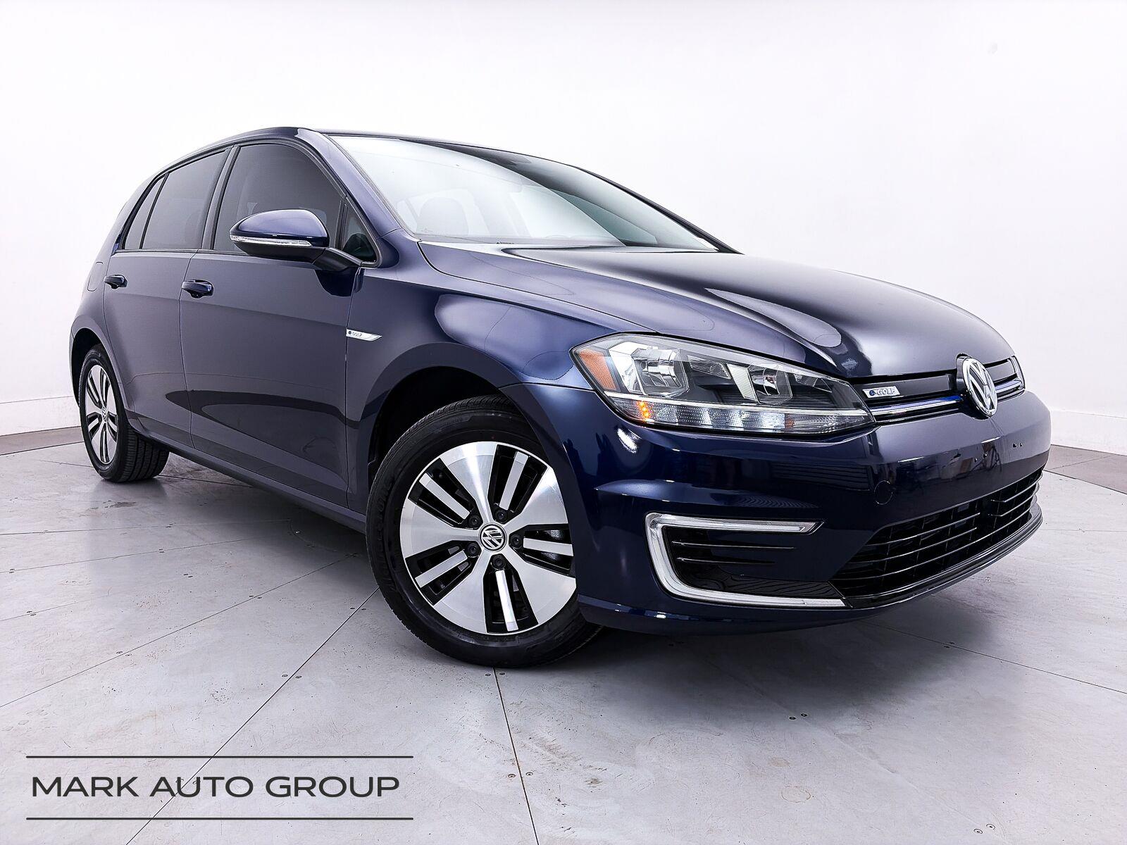 Atlantic Blue Metallic 2019 Volkswagen e-Golf Hatchback Front-Wheel Drive Automatic