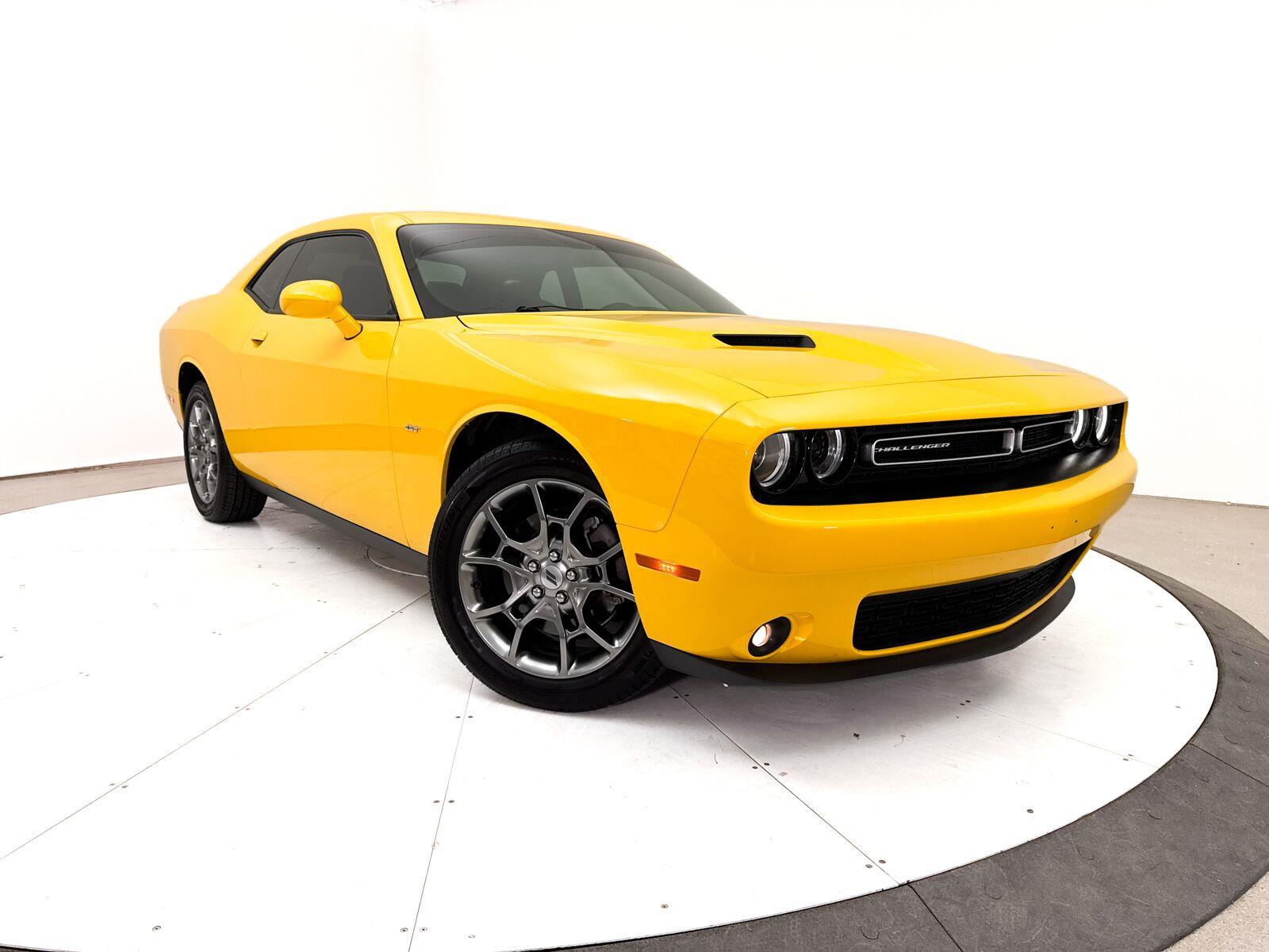 Yellow Jacket Clearcoat 2017 Dodge Challenger Coupe All-Wheel Drive 8-Speed Automatic
