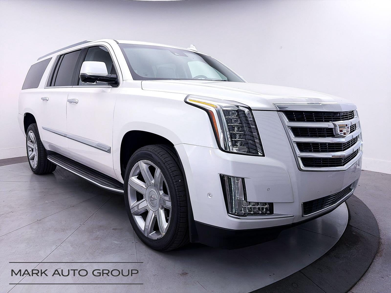 Crystal White Tricoat 2020 Cadillac Escalade ESV SUV / Crossover Four-Wheel Drive Automatic