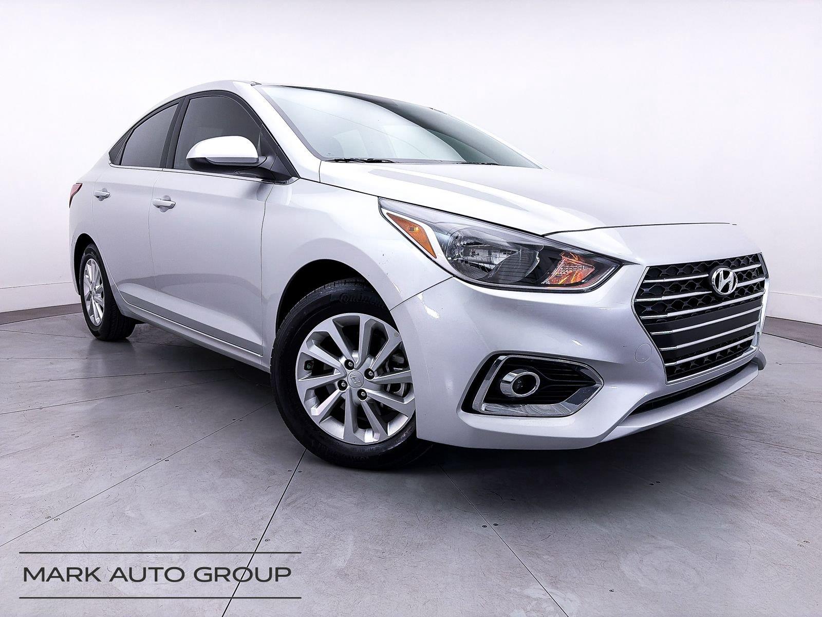 Olympus Silver 2021 Hyundai Accent Sedan Front-Wheel Drive Continuously Variable Transmission