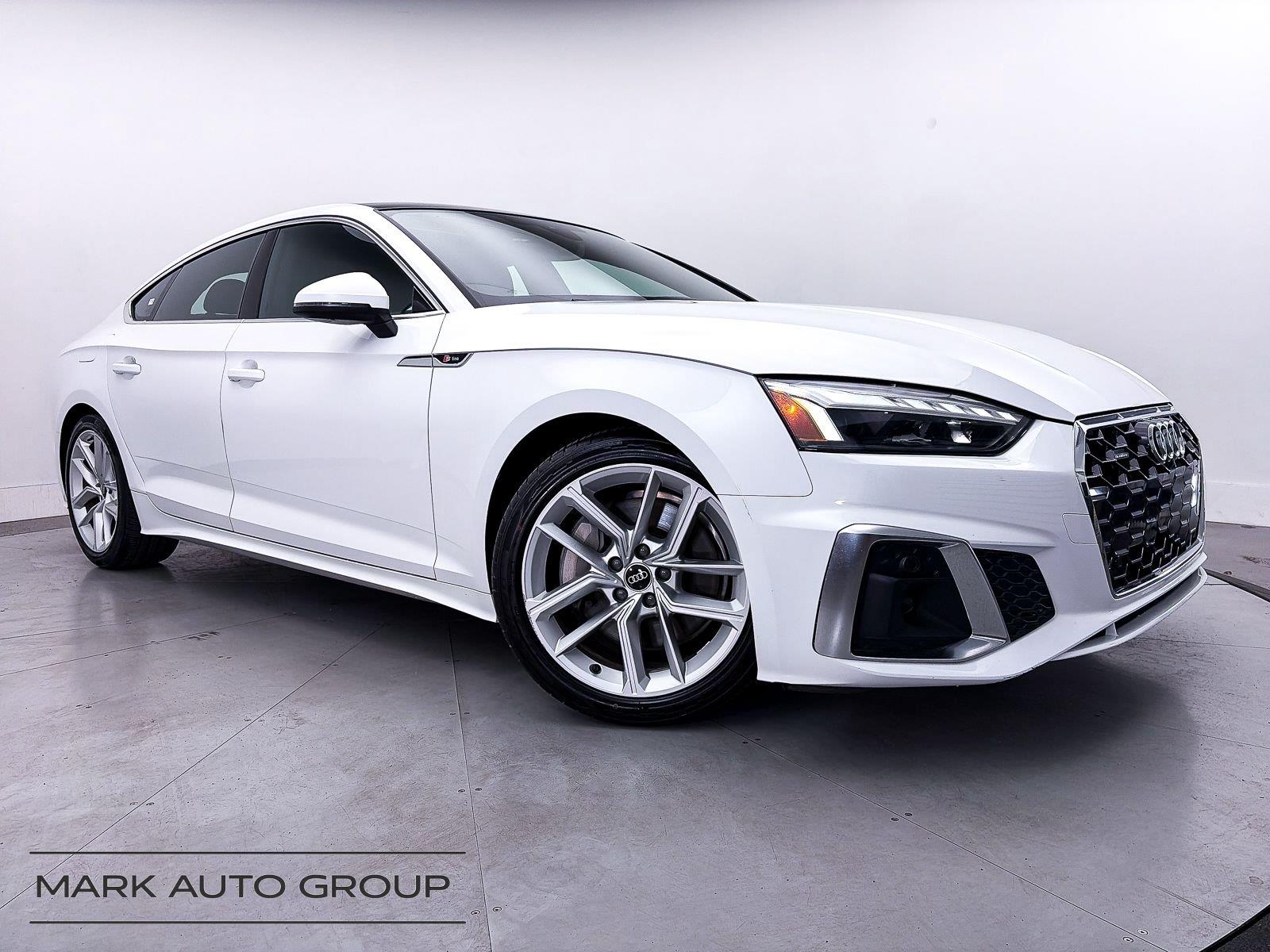 Arkona White 2024 Audi A5 Sportback Sedan All-Wheel Drive Automatic