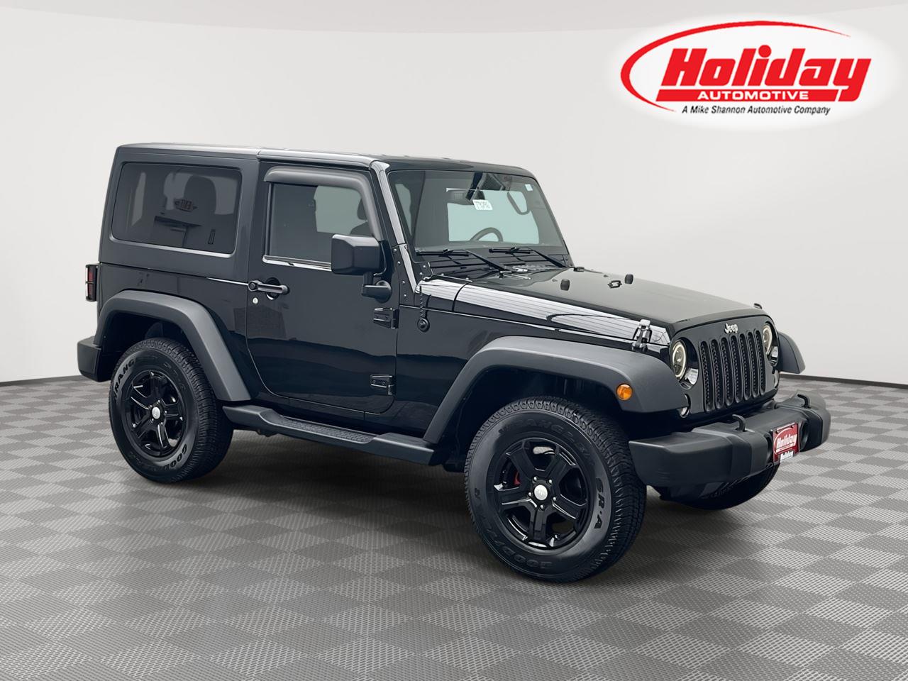 Black Clearcoat 2015 Jeep Wrangler SUV / Crossover Four-Wheel Drive 6-Speed Manual