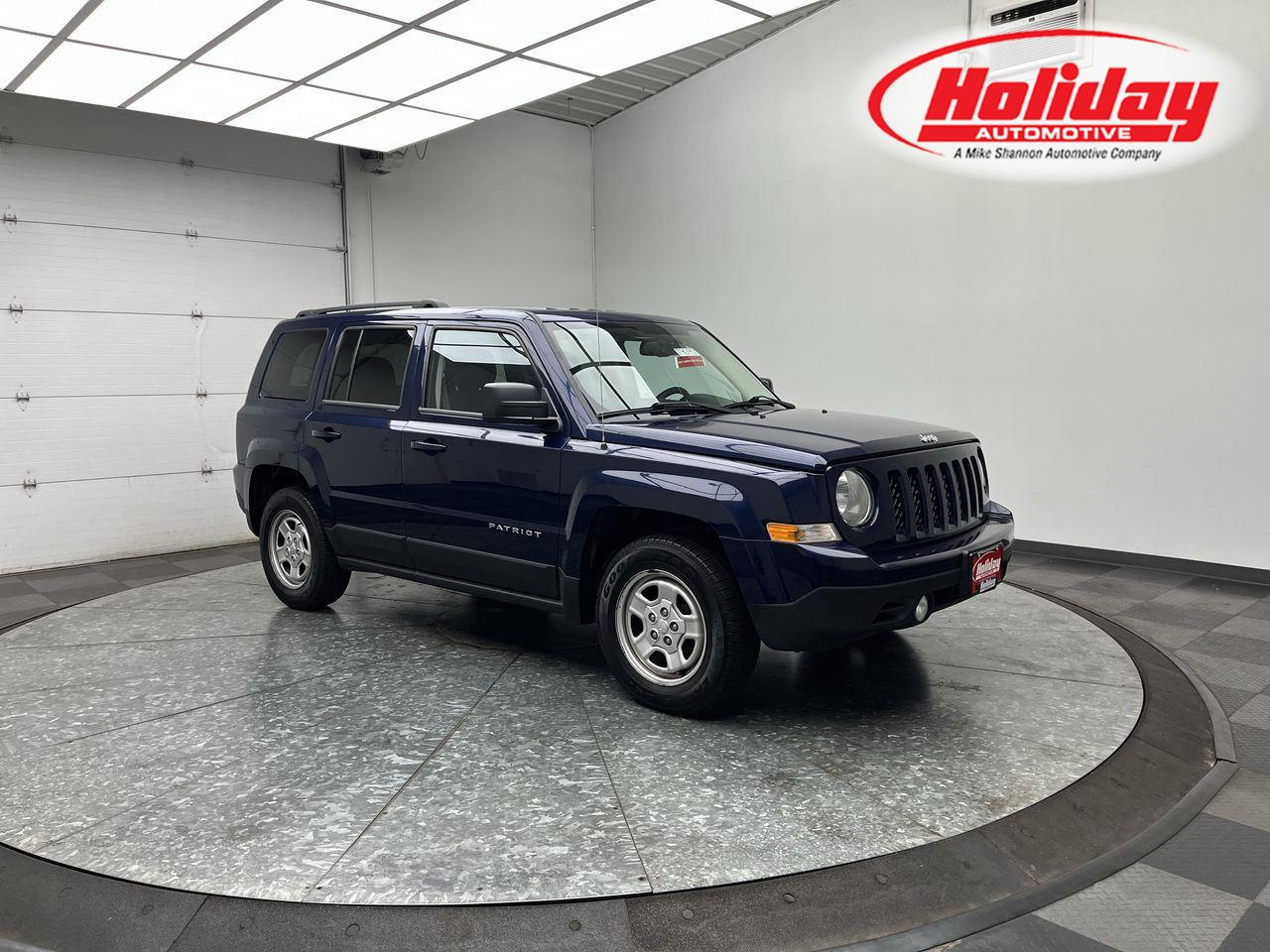 True Blue Pearlcoat 2017 Jeep Patriot SUV / Crossover Front-Wheel Drive Continuously Variable Transmission