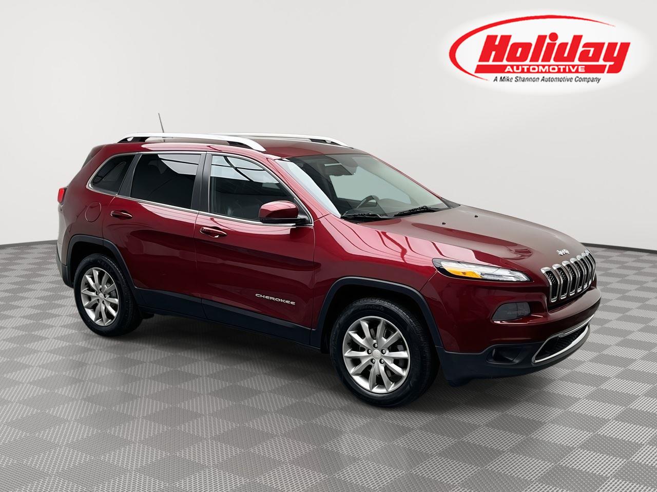 Velvet Red Pearlcoat 2018 Jeep Cherokee SUV / Crossover Four-Wheel Drive 9-Speed Automatic