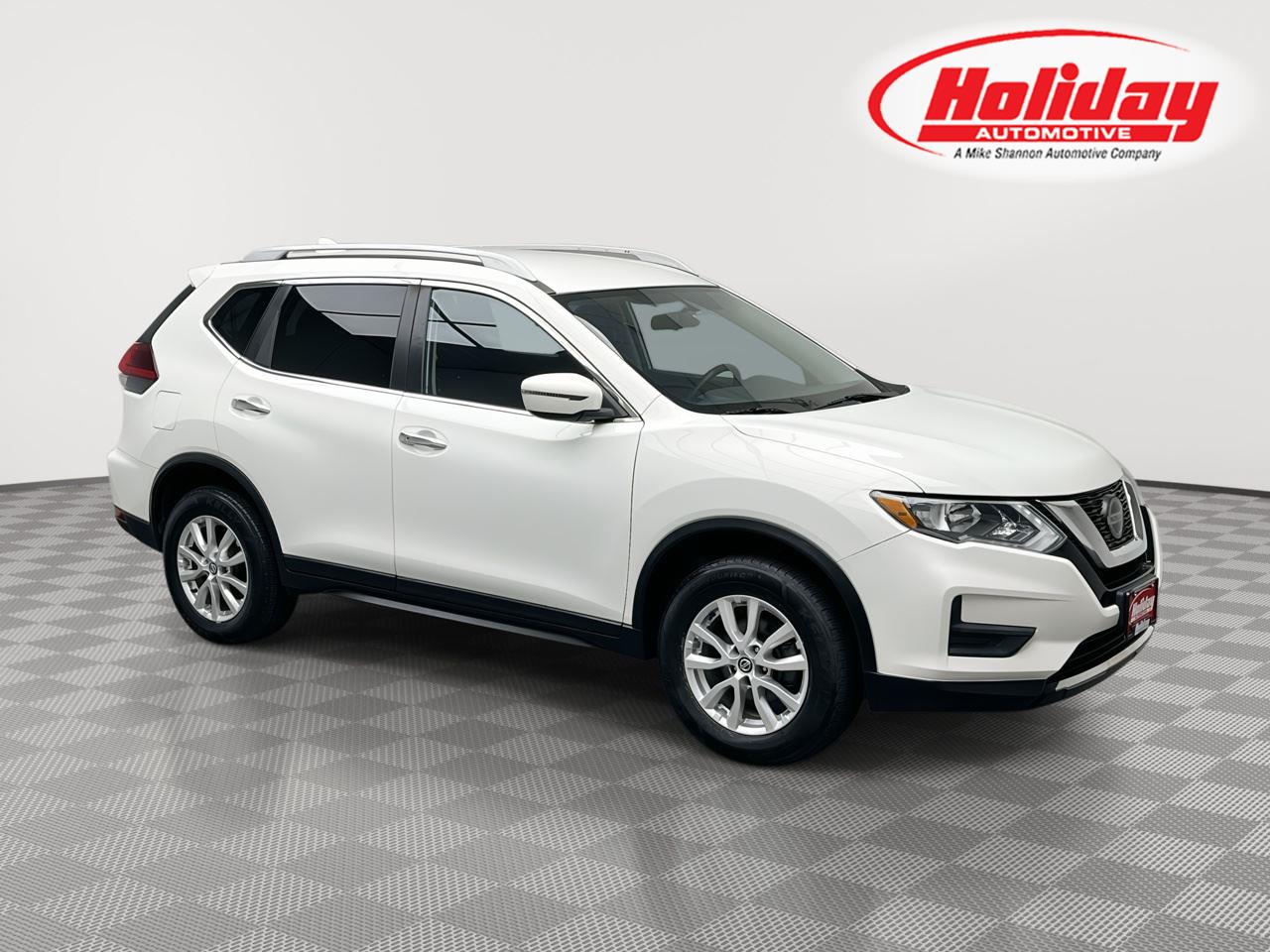 Glacier White 2018 Nissan Rogue SUV / Crossover All-Wheel Drive Continuously Variable Transmission
