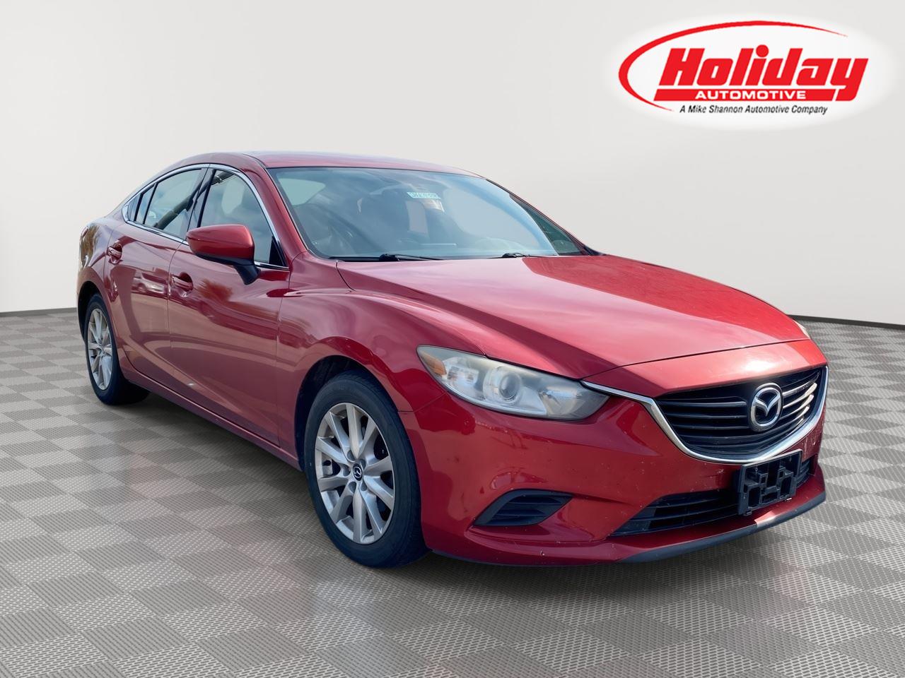 Soul Red Metallic 2016 Mazda MAZDA6 Sedan Front-Wheel Drive Automatic